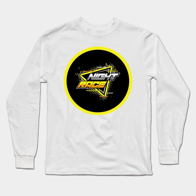 Night Race Long Sleeve T-Shirt by VM04